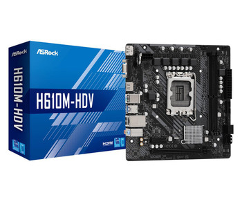 Asrock H610M-HDV Intel H610 Lga 1700 Micro Atx H610M-HDV
