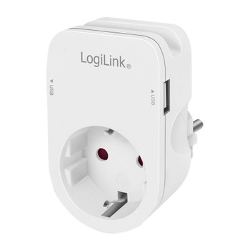 LogiLink PA0247 Surge Protector White 1 Ac PA0247