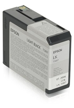 Epson C13T580700 Light Black Ink 80 ml C13T580700