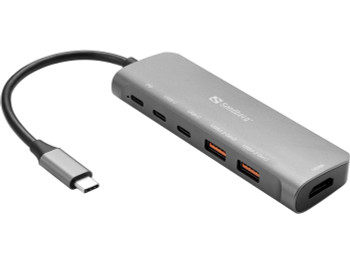 Sandberg 136-65 USB-C Dock HDMI + 2xUSB-A + 136-65