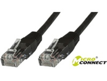 MicroConnect UTP625S U/UTP CAT6 25M Black LSZH UTP625S