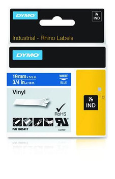 DYMO 1805417 RHINO TAPE VINYL 19MM/5.5M 1805417
