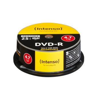 Intenso 4801154 DVD-R 4.7GB. Print. 16x 25 4801154