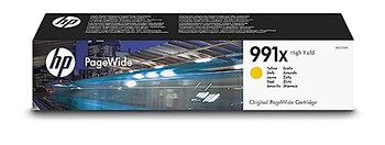 Hp 991X Yellow High Yield Ink Cartridge 182Ml for Hp Pagewide Pro 750/772/777 - M0J98AE