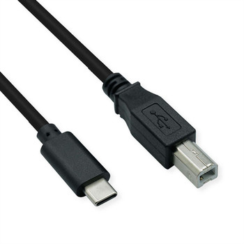 Roline 11.02.8338 USB2.0 Cable type C. C - B. 11.02.8338
