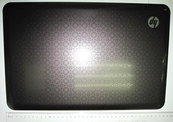 HP 603652-001 PLA_BACK COVER IMR BLACK 603652-001