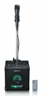 Lenco BTC-070BK Loudspeaker Black Wired & BTC-070BK
