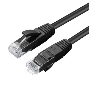 MicroConnect MC-UTP6A005S CAT6A UTP 0.5m Black LSZH MC-UTP6A005S