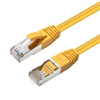 MicroConnect MC-SFTP6A005Y CAT6A S/FTP 0.5m Yellow LSZH MC-SFTP6A005Y