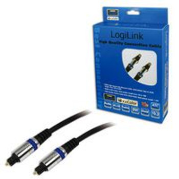 LogiLink CAB1101 TosLink Kabel 1.5mblack St/St CAB1101