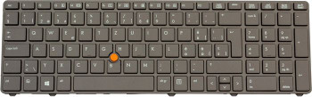 HP 701977-BG1 Keyboard SWISS 701977-BG1