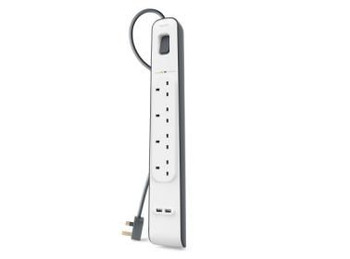 Belkin BSV401VF2M Surge Plus 4-fold incl. BSV401VF2M