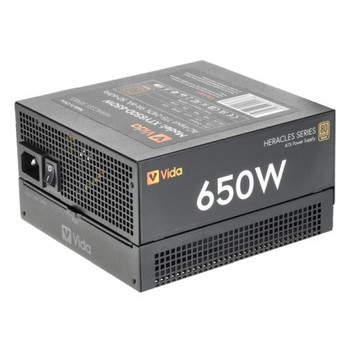 Vida 650W Heracles Black Atx Gaming Psu 80+ Bronze 14Cm Ultra-Quiet Fdm Fan Flat XTY850D-650W Vida 650W Heracles Black Atx Gaming Psu 80+ Bronze 14Cm Ultra-Quiet Fdm Fan Flat XTY850D-650W