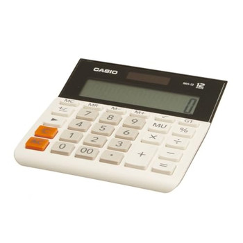 Casio MH-12-WE Desktop Calculator MH12WE Casio MH-12-WE Desktop Calculator MH12WE