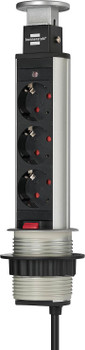 Brennenstuhl 1396200003 Power extension 2 m 3 AC 1396200003