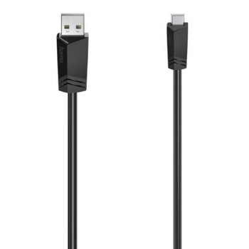 Hama Mini Usb Cable Usb-A Male To Usb Mini B Male Usb 2.0 1.5 Metre Black 00200606