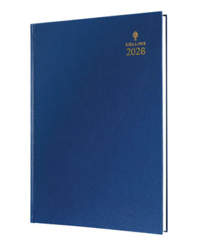 Collins 40 Desk Diary A4 Week To View 2026 Blue 40.60-26 822180