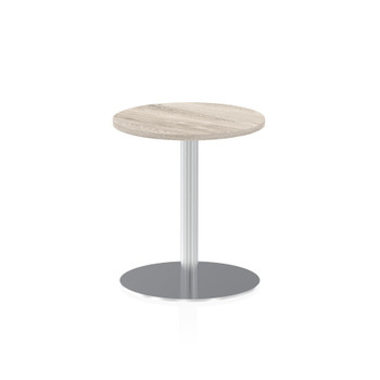 Dynamic Italia 600Mm Poseur Round Table Grey Oak Top 725Mm High Leg ITL0111 ITL0111 Dynamic Italia 600Mm Poseur Round Table Grey Oak Top 725Mm High Leg ITL0111 ITL0111