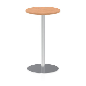 Dynamic Italia 600Mm Poseur Round Table Oak Top 1145Mm High Leg ITL0116 ITL0116 Dynamic Italia 600Mm Poseur Round Table Oak Top 1145Mm High Leg ITL0116 ITL0116