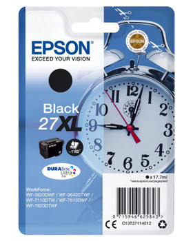 Epson C13T27114012 27XL ink cartridge blk C13T27114012