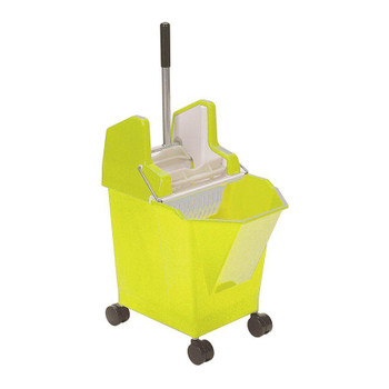 Valuex Mop Bucket With Wringer 9 Litre With Castors Yellow - 0907060 0907060 Valuex Mop Bucket With Wringer 9 Litre With Castors Yellow - 0907060 0907060