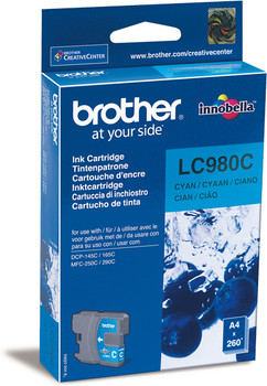 Brother LC980C Ink Cyan Cartridge LC980C