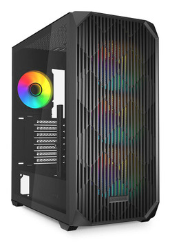 Sharkoon 4044951041640 Ak3 Rgb Midi Tower Black 4044951041640