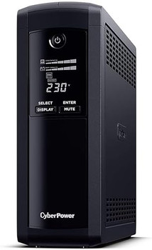 Cyberpower Value Pro 1600Va Line Interactive Tower Ups 960W Lcd Display 8X Iec A VP1600EILCD Cyberpower Value Pro 1600Va Line Interactive Tower Ups 960W Lcd Display 8X Iec A VP1600EILCD