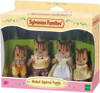 Sylvanian Families Walnut Squirrel Family 4172 4172