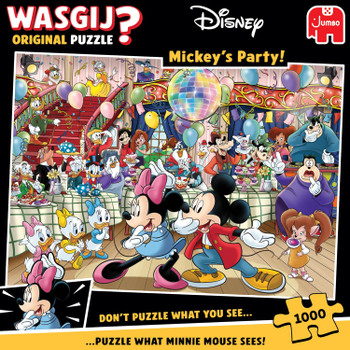 Wasgij 1000 Piece Jigsaw Puzzle Original Disney Mickey's Party 60407