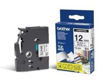 Brother TZE231 Tape Black on White 12mm TZE231 Brother TZE231 Tape Black on White 12mm TZE231