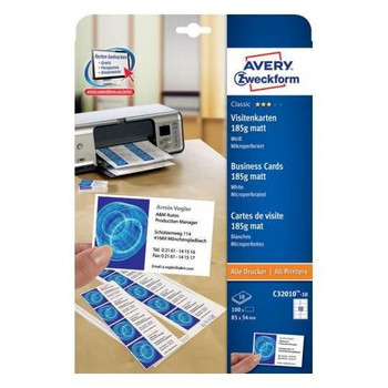 Avery C32010-10 Business Card Laser/Inkjet C32010-10