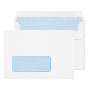 Valuex C6 Envelopes Wallet Self Seal Low Window White 90Gsm Pack 1000 - 2603W 2603W Valuex C6 Envelopes Wallet Self Seal Low Window White 90Gsm Pack 1000 - 2603W 2603W