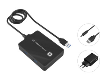 Conceptronic HUBBIES11BP Hubbies 4-Port Usb 3.0 Hub HUBBIES11BP