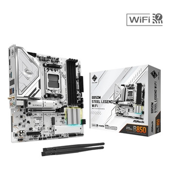 Asrock B850M STEEL LEGEND WIFI Amd Am5 Socket Motherboard Micro-Atx 4X Ddr5 Slot B850M Steel Legend WiFi