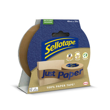 Sellotape Paper Tape 48Mm X 50M Brown Roll - 2997919 2997919 Sellotape Paper Tape 48Mm X 50M Brown Roll - 2997919 2997919