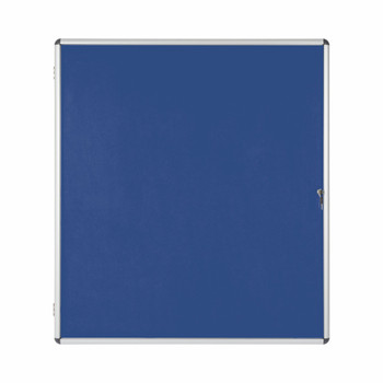 Bi-Office Enclore Blue Felt Lockable Noticeboard Display Case 20 X A4 1160X1288m VT740107150 Bi-Office Enclore Blue Felt Lockable Noticeboard Display Case 20 X A4 1160X1288m VT740107150