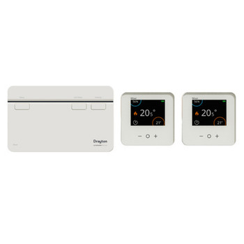 Drayton WT734R9K0902 Digital thermostat Room Wireless 2400 MHz White Touch WT734R9K0902