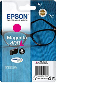 Epson 408Xl Magenta High Capacity Ink Cartridge 21.6Ml - C13T09K34010 C13T09K34010 Epson 408Xl Magenta High Capacity Ink Cartridge 21.6Ml - C13T09K34010 C13T09K34010