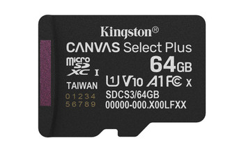 Kingston SDCS3/64GBSP 64Gb Micsdxc Canvas Select SDCS3/64GBSP