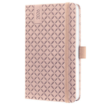 Sigel Jolie Diary 2026 A6 Hardcover Pearl Rose - J6130 J6130 Sigel Jolie Diary 2026 A6 Hardcover Pearl Rose - J6130 J6130