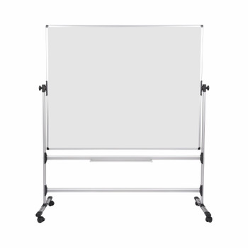 Bi-Office Earth-It Mobile Whiteboard Non Magnetic 1500X1200mm Silver RQR0421 Bi-Office Earth-It Mobile Whiteboard Non Magnetic 1500X1200mm Silver RQR0421