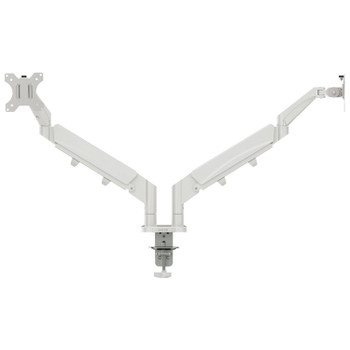 Leitz Ergo Space Saving Dual Monitor Arm Light Grey 65370085 Leitz Ergo Space Saving Dual Monitor Arm Light Grey 65370085