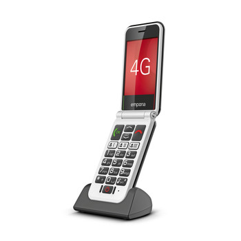 Emporia SIMPLICITYglam.4G Flip Single SIM 7.11 cm 2.8" Bluetooth 1300 mAh Black V227.LTE.V3.BK.01
