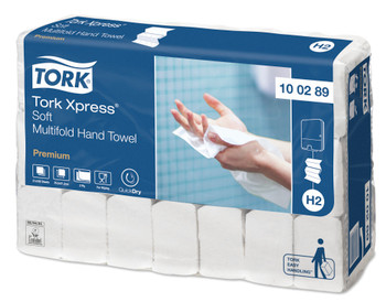 Tork Xpress Multifold Hand Towel H2 150 Sheets White Pack 21 - 100289 100289 Tork Xpress Multifold Hand Towel H2 150 Sheets White Pack 21 - 100289 100289