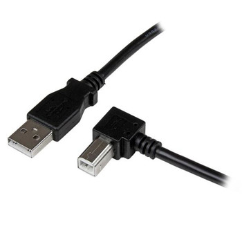 StarTech.com 3m USB 2.0 A to Right Angle B Cable - M/M 3 m USB A USB B USB 2.0 B USBAB3MR