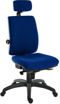 Teknik Office Ergo Plus Ergonomic Executive Operator Office Chair With Headrest 9700BLU/R510 Teknik Office Ergo Plus Ergonomic Executive Operator Office Chair With Headrest 9700BLU/R510