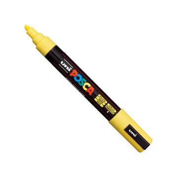 Posca Pc-5M Paint Marker Water Based Medium Line Width 1.8 Mm - 2.5 Mm Yellow Si 286526000 Posca Pc-5M Paint Marker Water Based Medium Line Width 1.8 Mm - 2.5 Mm Yellow Si 286526000