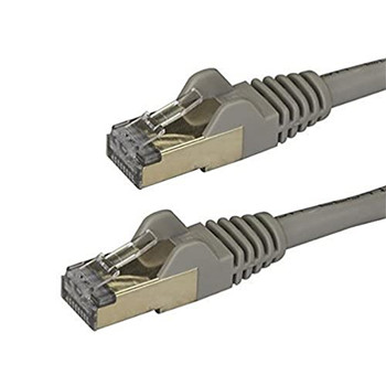 Startech.Com 2M Grey Cat6a Ethernet Stp Cable 6ASPAT2MGR Startech.Com 2M Grey Cat6a Ethernet Stp Cable 6ASPAT2MGR