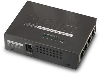 Planet HPOE-460 4-Port 802.3at 30W High Power HPOE-460